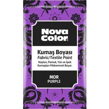 Mbb E-Ticaret Nova Color Toz Kumaş Boyası Mor 12 gr NC-907-(***9 Adet***)