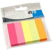 Mbb E-Ticaret Info Notes 15X50 Sayfa Ayraç Canlı Renkler 5X100 Postit 5679395-(***9 Adet***)