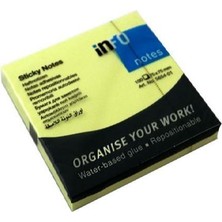 Mbb E-Ticaret Info Notes 75X75 Sarı Postit 100 Yp 565401-(***3 Adet***)