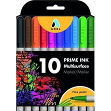 Mbb E-Ticaret Adel Prıme 10 Renk Klasik Multisurface Boldlıner Kalem 2201000106