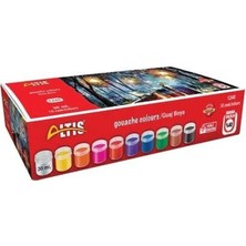 Mbb E-Ticaret Altıs 10 Renk Guaj Boya 30 ml 1240-(***6 Adet***)