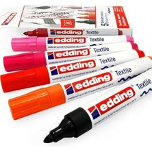 Mbb E-Ticaret Edding E-4500 Kumaş Boyama Kalemi 5 Li Kutu ED4500K599WARM