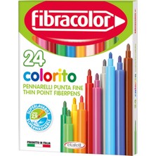 Mbb E-Ticaret Fibracolor Colorito 24 Renk Keçeli Kalem