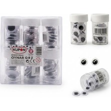 Mbb E-Ticaret Kupon KOG-304 Siyah Oynar Göz 12MM 12'li *48