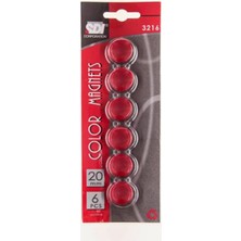 Mbb E-Ticaret Sdı Mıknatıs 20 mm 6 Lı 3216