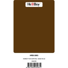 Mbb E-Ticaret Herboy Fon Kartonu 35X50 No:22 Kahve 100 Lü HRB-3063