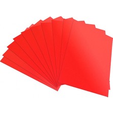 Mbb E-Ticaret Lıno 2708JQ-K Kırmızı Aynalı Kağıt 50X70 cm 10 Lu