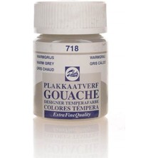 Mbb E-Ticaret Talens Guaj Boya 16 ml 718 Gri