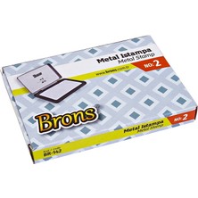 Mbb E-Ticaret Brons 2 No.metal Istampa Orta Boy BR-142-(***3 Adet***)