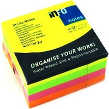 Mbb E-Ticaret Info Notes 75X75 Parlak 4 Renk Küp Postit 320 Yaprak 565439