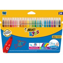 mbb e-ticaret bic kıds couleur 24 renk keçeli boya 8418005 (özel )