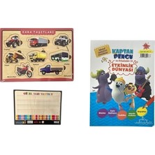 Mbb E-Ticaret Ahşap Puzzle Kara Taşıtları Hediyeli Dergi *36-(***9 Adet***)