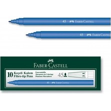 Mbb E-Ticaret Faber C. Keçeli Kalem 10'lu Mavi *200