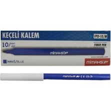 Mbb E-Ticaret Mimaks Fpo-10/m Keçeli Kalem Mavi 10'lu *156-(***6 Adet***)