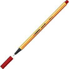 Mbb E-Ticaret Stabılo 88/50 Koyu Kırmızı Kalem-(***12 Adet***)