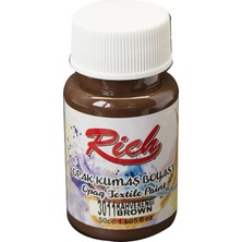 Mbb E-Ticaret Rıch Akrilik Kumaş Boyası 03472 Kahverengi 50 Cc.