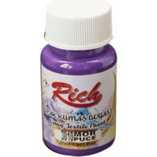 Mbb E-Ticaret Rıch Akrilik Kumaş Boyası 01922 Mor 50 Cc.