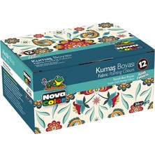 Mbb E-Ticaret Nova Color Kumaş Boyası 12 Li Takım NC-192