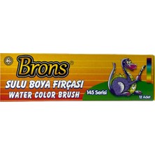 Mbb E-Ticaret Brons 145 Serisi Suluboya Fırçası No:0 12'li