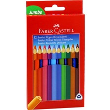 Mbb E-Ticaret Faber 12 Renk Jumbo Üçgen Tam Boy Kuru Boya 116615