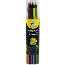 Mbb E-Ticaret Adel 12 Renk Blacklıne Metal Tüp Kuru Boya 2312013