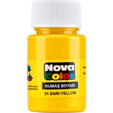 Mbb E-Ticaret Nova Color Kumaş Boyası Sarı NC-159