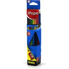 Mbb E-Ticaret Maped 183213 12 Renk Kuru Boya Kalemtraşlı