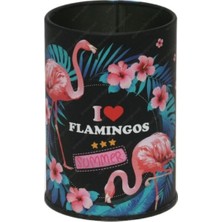 Mbb E-Ticaret Dolphın FL-706 Flamingo Metal Masa Kalemliği-(***6 Adet***)
