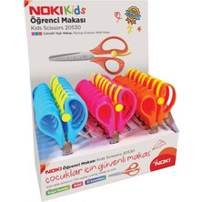 Mbb E-Ticaret Noki Yaylı Cetvelli Öğrenci Makası 20530-(***6 Adet***)