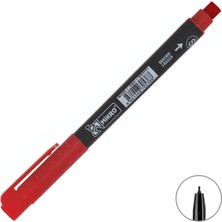 Mbb E-Ticaret Mikro MK-419 S Kırmızı Permanent Kalem-(***6 Adet***)