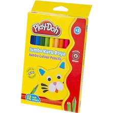Mbb E-Ticaret Play-Doh 12 Renk Tam Boy Jumbo Kuruboya KU004