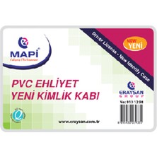 Mbb E-Ticaret Mapi Yeni Kimlik+Ehliyet Pvc Yumuşak Kart Koruma Kabı 9101295-98-(***6 Adet***)