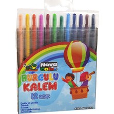Mbb E-Ticaret Nova Color 12 Li Çevirmeli Mum Boya NC-2122