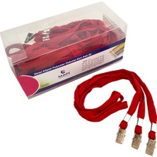 Mbb E-Ticaret Mapi Kart Askı Ipi Kırmızı 50 Li Metal 9102653