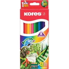 Mbb E-Ticaret Kores 12 Renk Aquarel Kuru Boya+Kalemtraş