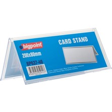 Mbb E-Ticaret Bıgpoınt BP637-40 Çift Taraflı Kart Standı 80X200 mm