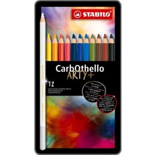 Mbb E-Ticaret Stabılo Carbotello 12 Renk Kuru Boya Metal Kutu 51001627