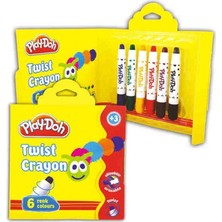 Mbb E-Ticaret Play-Doh 6 Renk Silinebilir Crayon Mum Boya CR007