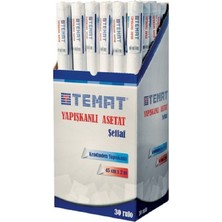 Mbb E-Ticaret Temat 45X10 mt Yapışkanlı Asetat Rulo 11593