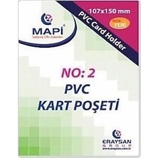 Mbb E-Ticaret Mapi 107X150 Dikey Pvc Kart Poşeti 9101036 100 Lü