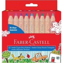 Mbb E-Ticaret Faber 12 Renk Ilk Boya Kalemim Jumbo Yarım Boy 51710000040