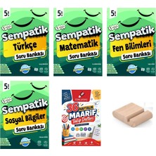 Ünlüler Karması 5.sınıf Sosyal Bilgiler Matematik Fen Türkçe Sempatik Soru Bankası+Telefon Tutucu+Maarif Defteri