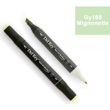 Mbb E-Ticaret Del Rey Twın Marker GY166 Mignonette Çift Uçlu Grafik Kalemi MN-DR166-(***1 Adet***)