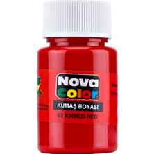 Mbb E-Ticaret Nova Color Kumaş Boyası Kırmızı NC-160
