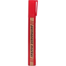 Mbb E-Ticaret Rubenıs Yuvarlak Uç Permanent Marker Kırmızı RPM-100K-(***12 Adet***)