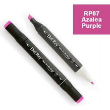 Mbb E-Ticaret Del Rey Twın Marker RP87 Azalea Purple Çift Uçlu Grafik Kalemi MN-DR087-(***3 Adet***)