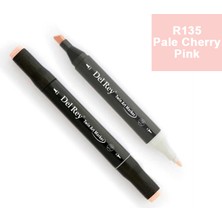 Mbb E-Ticaret Del Rey Twın Marker YR133 Baby Skın Pink Çift Uçlu Grafik Kalemi MN-DR133-(***1 Adet***)