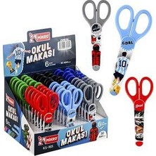 Mbb E-Ticaret Mikro KS-165 Büyük Kablı Okul Makası (Erkek) 30'lu