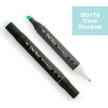 Mbb E-Ticaret Del Rey Twın Marker BG178 Cool Shadow Çift Uçlu Grafik Kalemi MN-DR178-(***6 Adet***)