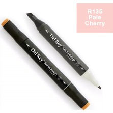 Mbb E-Ticaret Del Rey Twın Marker R135 Pale Cherry Pink Çift Uçlu Grafik Kalemi MN-DR095-(***6 Adet***)